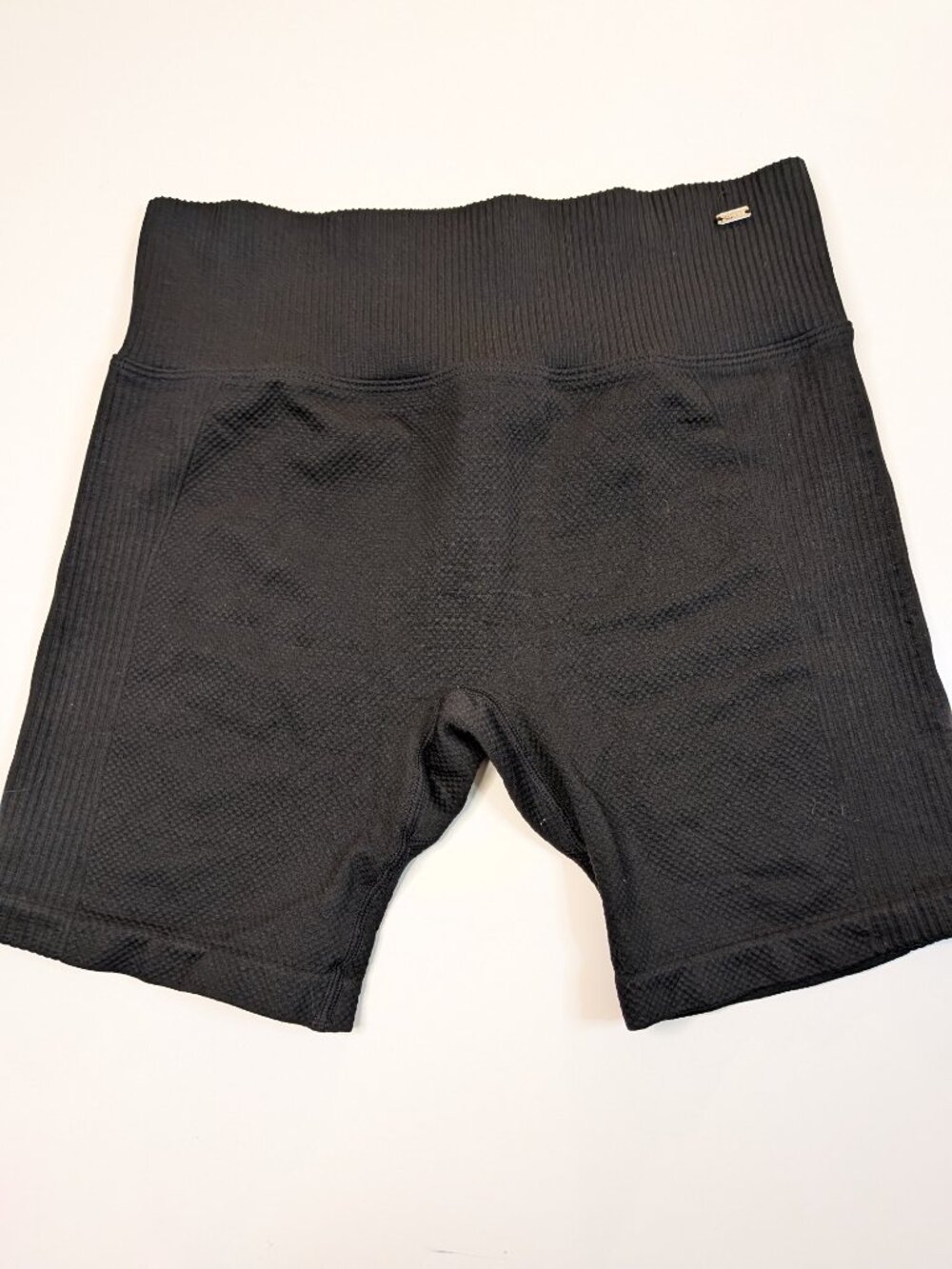 PINK Active Black High Rise Biker Shorts Women's S